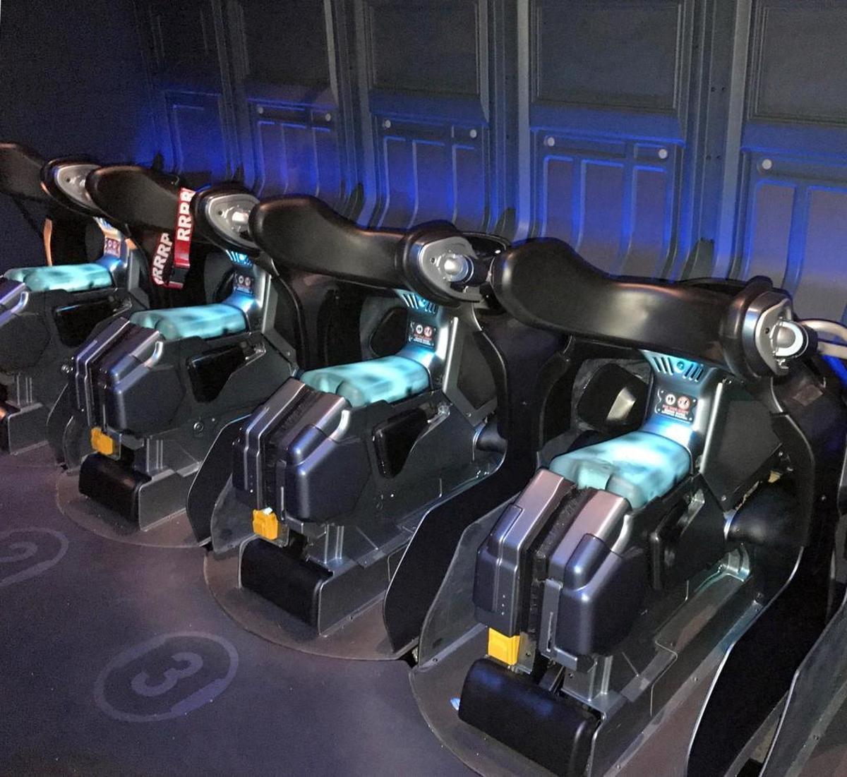 Straddle your banshee, slide all the way forward, grab on and get ready to ride Avatar Flight of Passage.