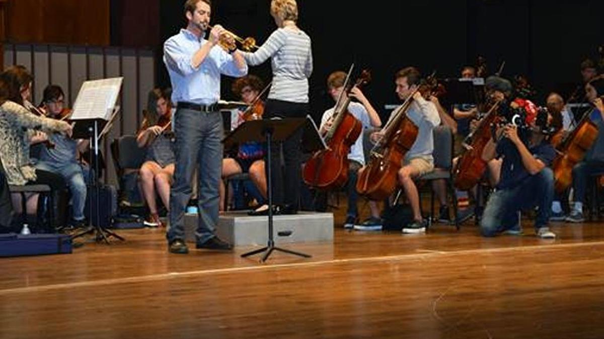 State College of Florida Bradenton Symphony Orchestra rehearses for Friday’s concert.