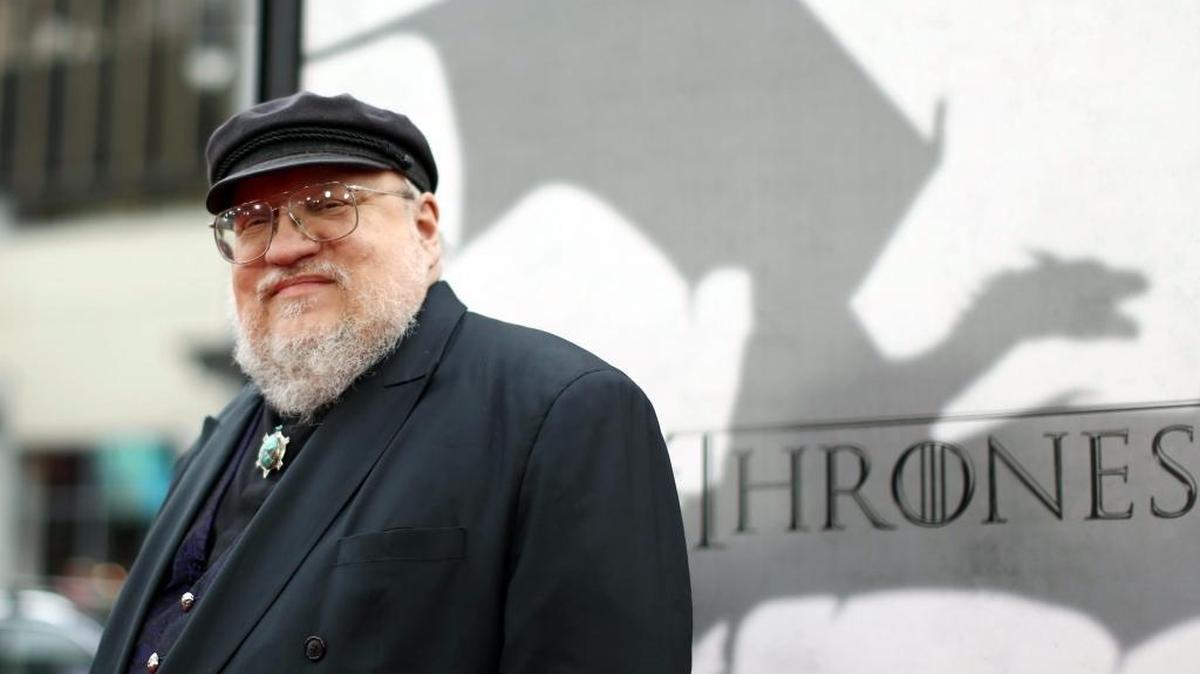 George R.R. Martin, here at an HBO ‘Game of Thrones’ premiere, will contribute a new story to ‘The Book of Swords,’ out this fall.
