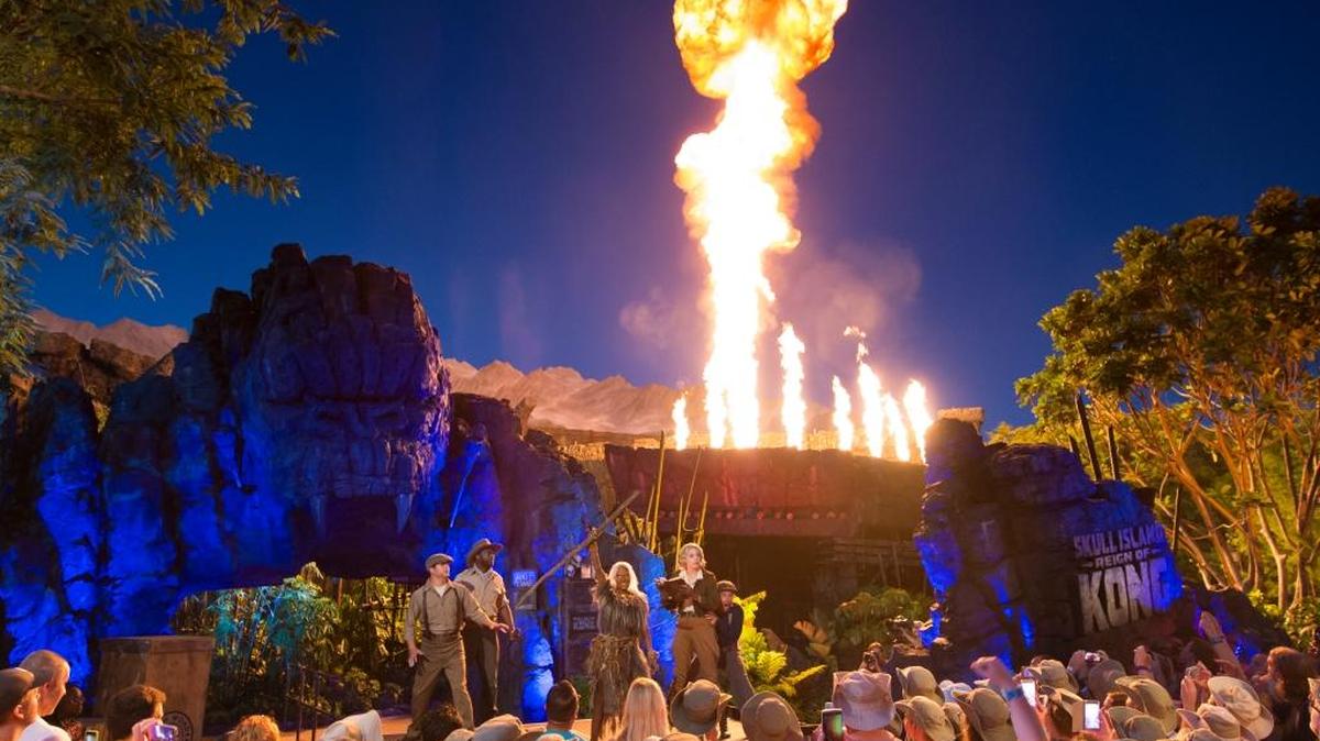 Universal Orlando Resort’s newest mega attraction, Skull Island: Reign of Kong, is now open. The adventure begins as guests are transported deep into a mysterious world, where their mission is to discover creatures of unknown origin with the 8th Wonder Expedition Company. Guests navigate through a foreboding world on a 40-foot-long, 17-ton expedition vehicle and encounter unimaginable creatures.