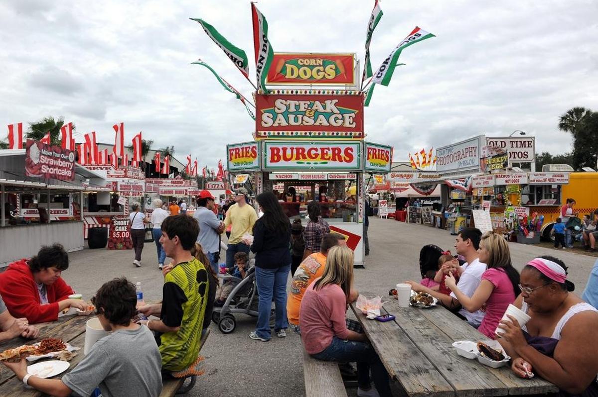 Elephant ears, shish kebobs, corn dogs and fried almost-anything is available at the Manatee County Fair for those seeking old favorites or looking for new ones in Palmetto.