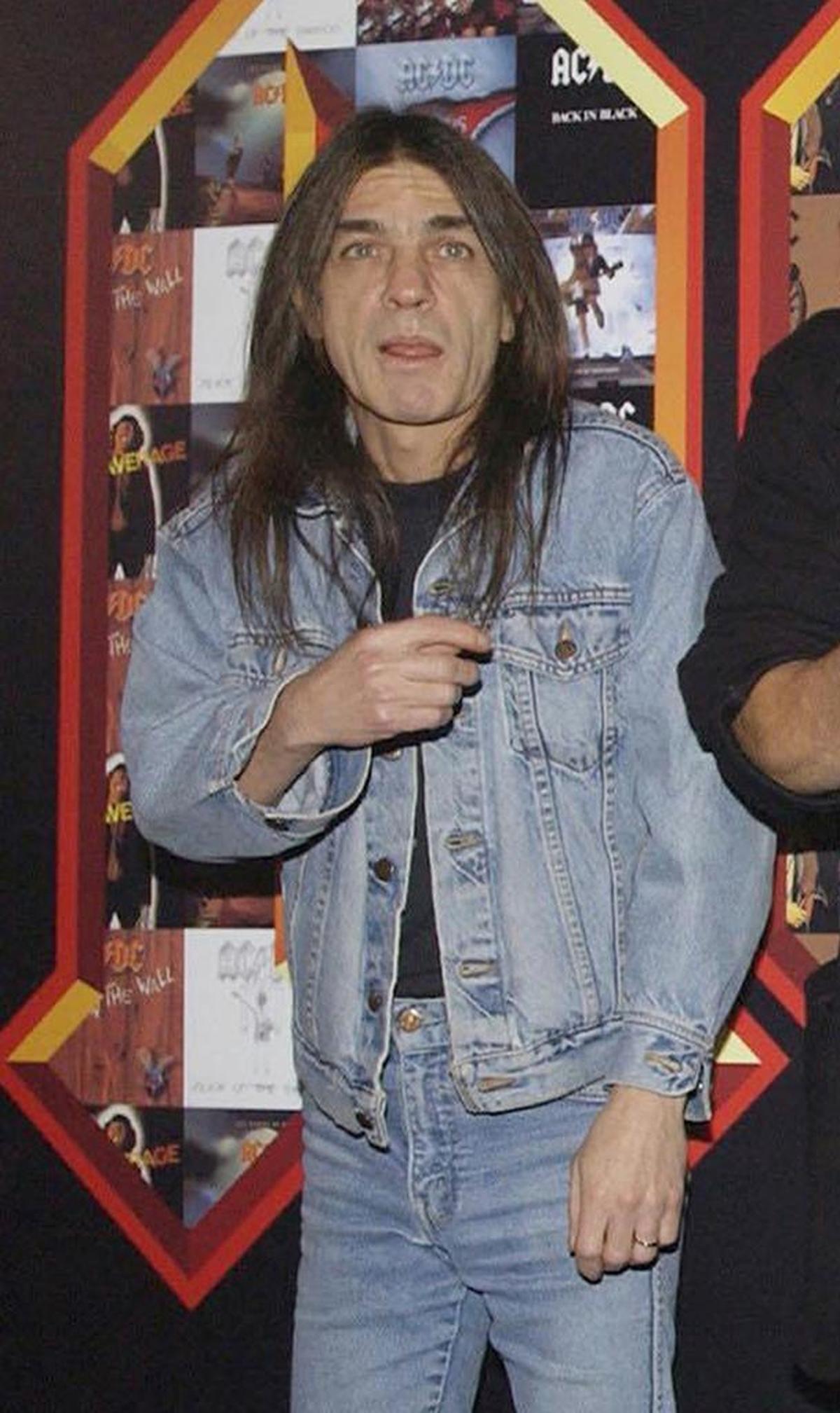A March 3, 2003 file photo of AC/DC co-founder and guitarist Malcolm Young at an event in London. The band has announced, Saturday Nov. 18, 2017, that 64-year-old Young has died.