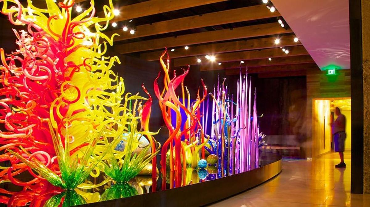 The Morean Arts Center, 400 Beach Drive, St. Petersburg, is home to a permanent collection by world-renowned artist Dale Chihuly featuring large-scale glass works.