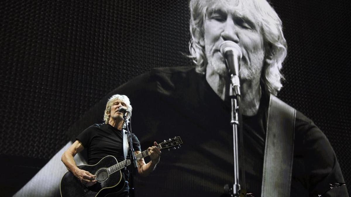 Roger Waters performs during his “Us + Them” tour stop in June at Staples Center in Los Angeles.