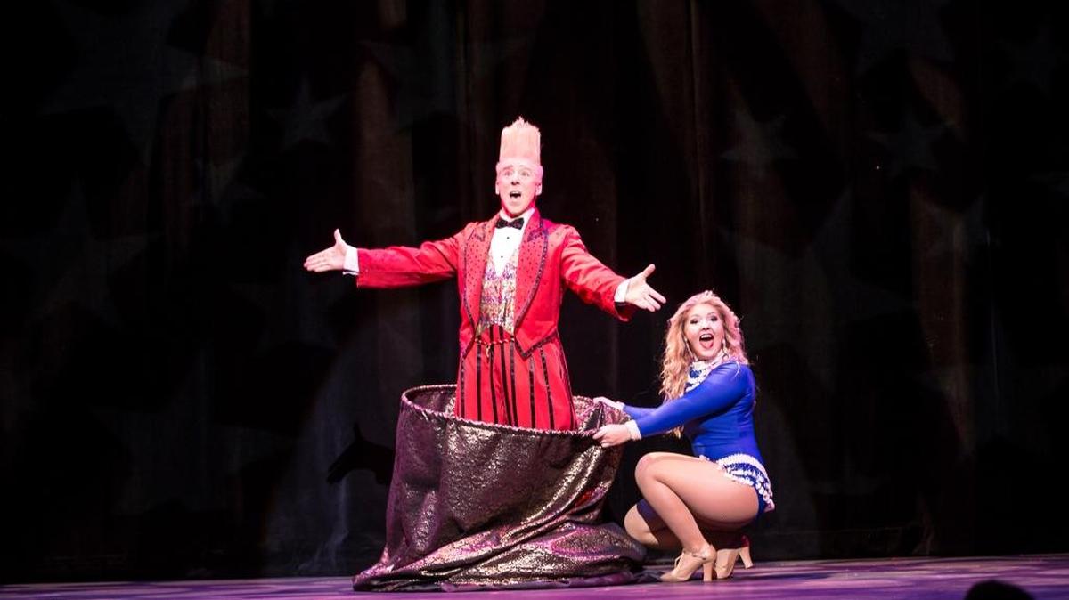 Bello Nock, who’s been called both the world’s greatest clown and the world’s greatest daredevil, stars in “IncrediBello,” a new circus show at the Historic Asolo Theater in Sarasota.