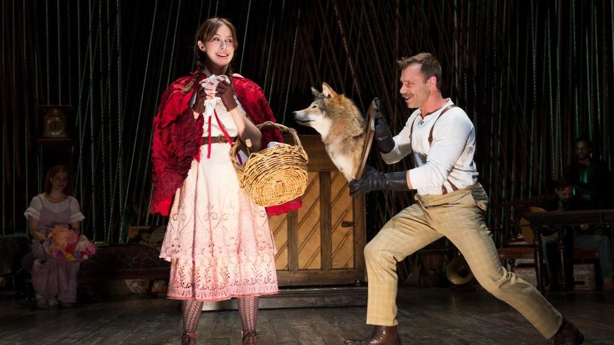 Little Red Riding Hood and the Big Bad Wolf are characters in the production.