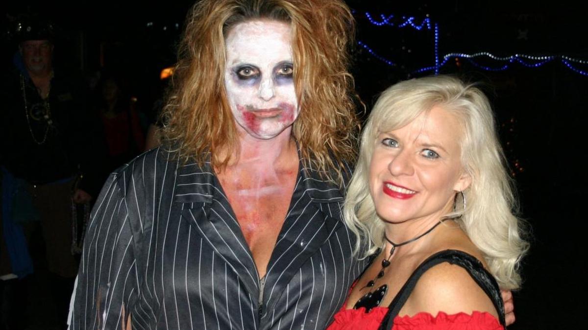Many people dress up in costume for Halloween on Old Main Street in downtown Bradenton.