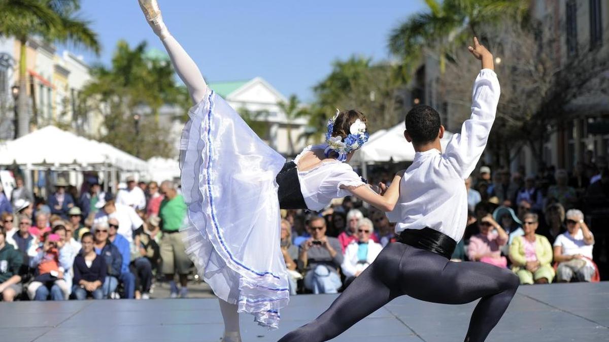 Dancers from the Russian School of Ballet perform during a past Ovation celebration in Lakewood Ranch.