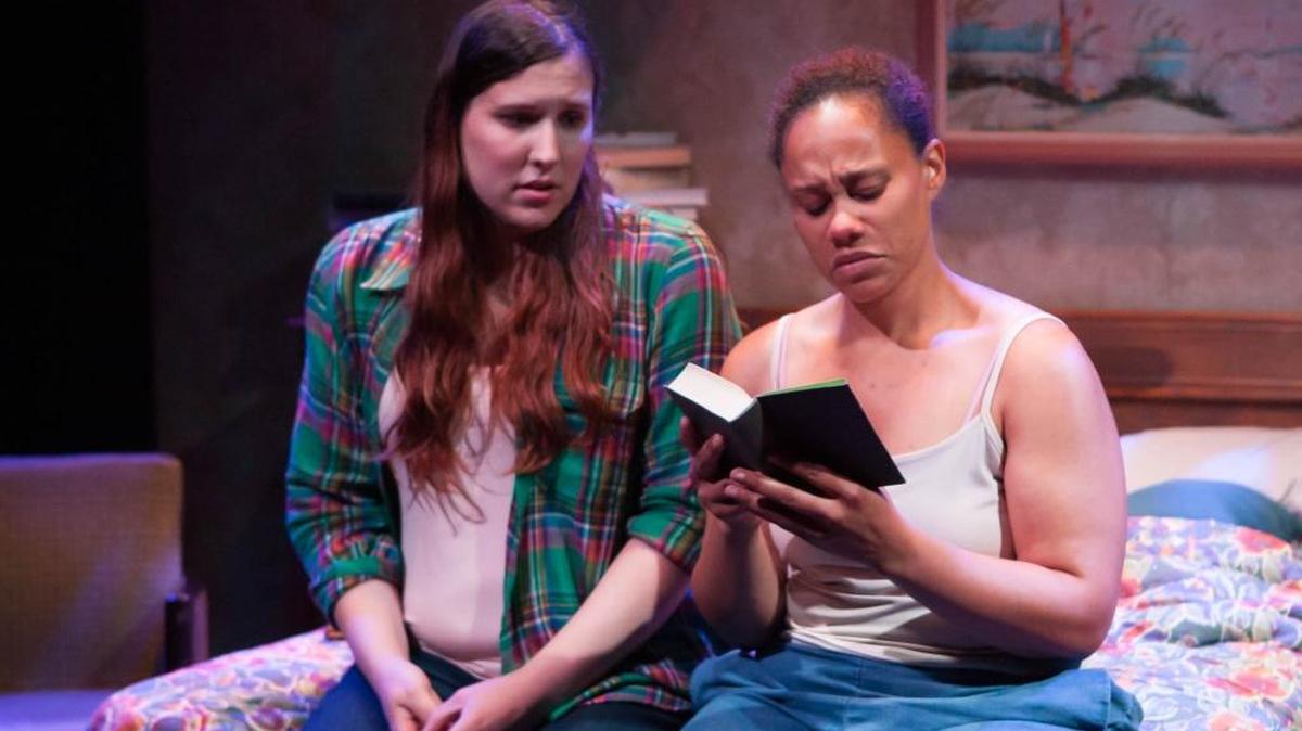 From left, Minka Wiltz and Alexia Jasmene star in the Urbanite Theatre’s production of “Naming True.”