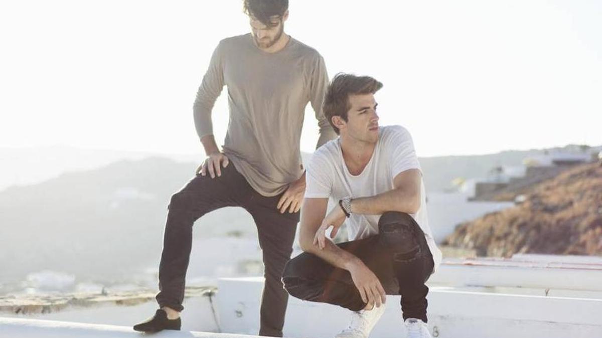 The Chainsmokers from left to right: Alex Pall and Andrew Taggart.