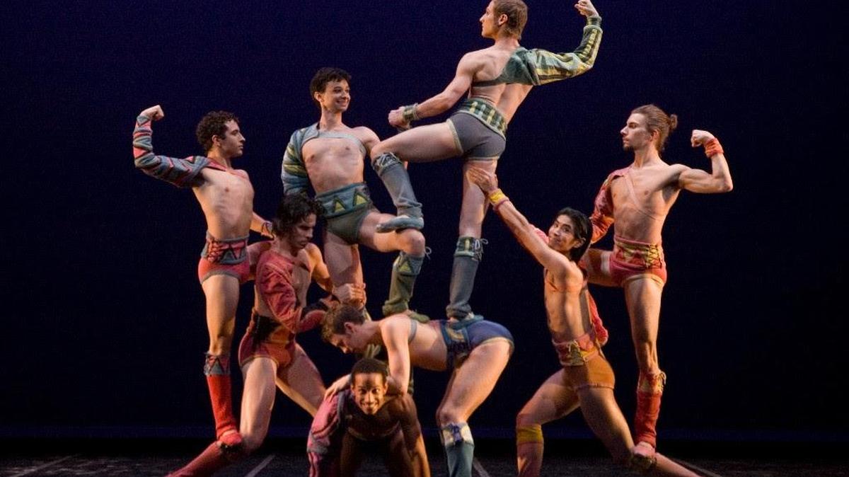The Sarasota Ballet in Robert North’s “Troy Game.”