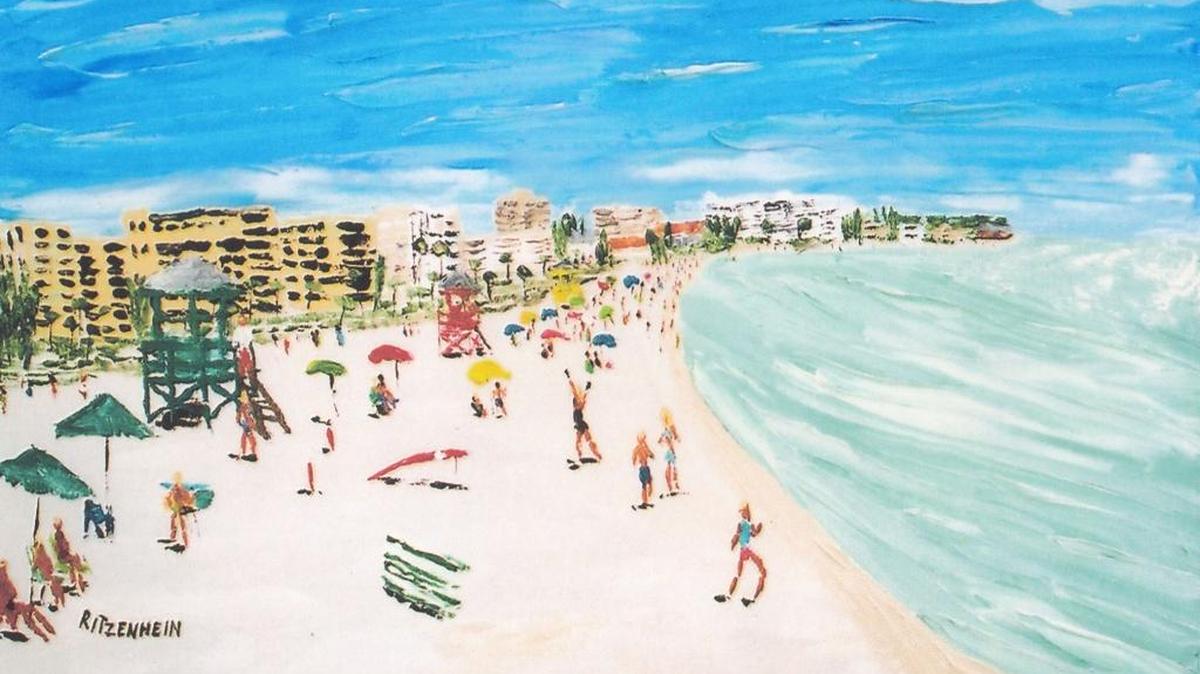 The exhibit “In Memory of Gary Ritzenhein: The Guy Who Paints on the Beach” runs through Sept. 15 at the Center for Arts and Humanity, 1226 N. Tamiami Trail, Sarasota. An opening reception is 5-7 p.m. July 22. Ritzenhein was known to many Siesta Key beachgoers. Hours: 9 a.m.-5 p.m. Monday-Friday.