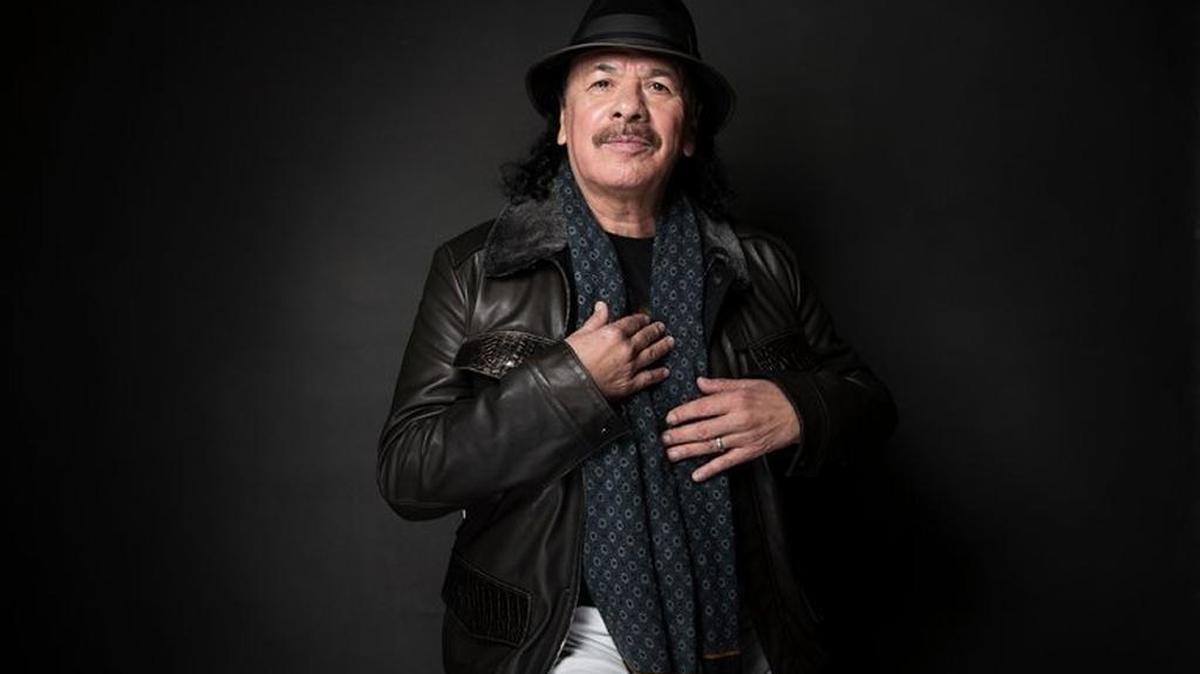 Carlos Santana performs Oct. 27 at Amalie Arena in Tampa.