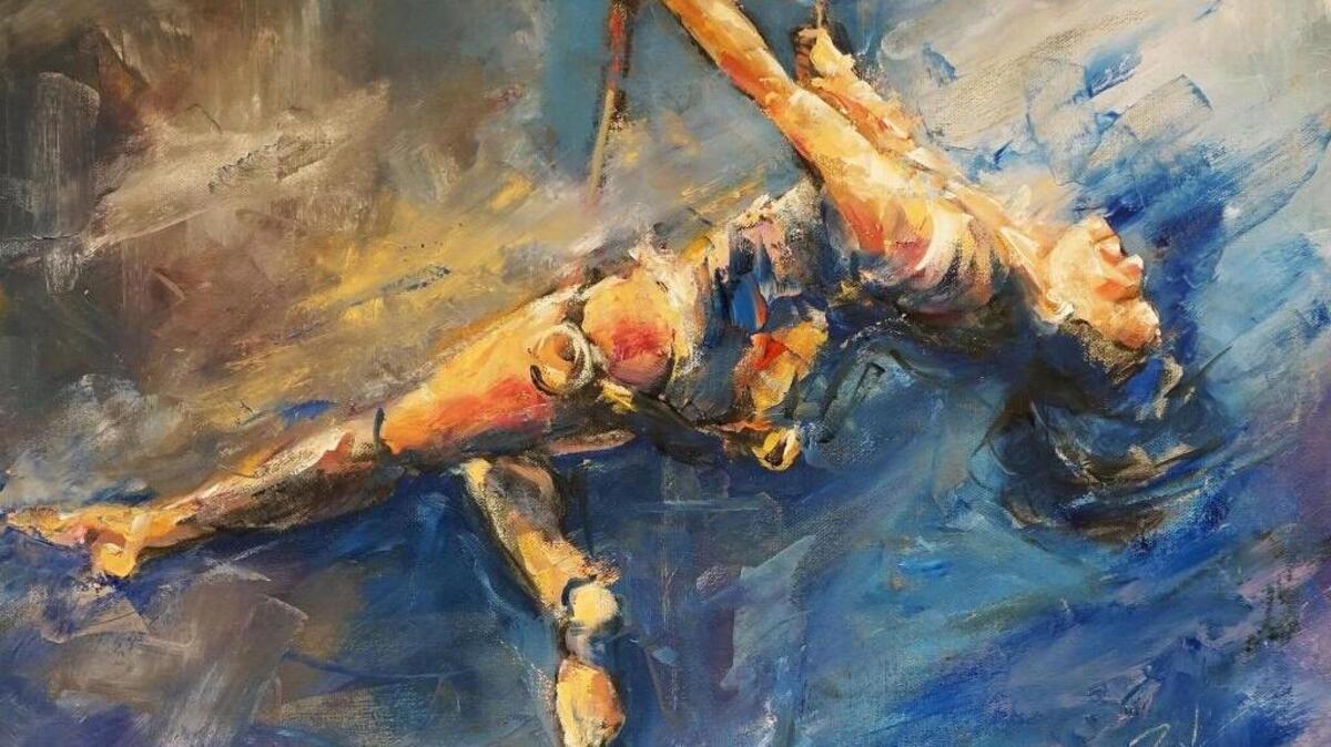For the ninth consecutive year, Art Uptown Gallery, 1367 Main Street, Sarasota, is opening its doors to welcome community artists and art lovers to celebrate midsummer with the “Dog Days of Summer” juried open art exhibit. An opening reception is 6-9 p.m. Aug. 4. Pictured: Rick Papineau won third place in 2D at the 2016 Dog Days show, for his oil painting Kaely.