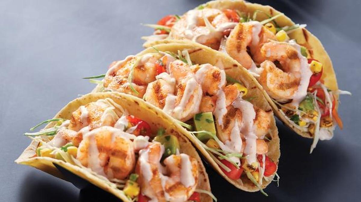 Red Lobster is now offering happy hour at its Florida restaurants, with a special menu available from 11 a.m.-6 p.m. Monday-Thursday. As part of Red Lobster’s happy hour, guests will be able to choose from a variety of drink specials and $5 appetizers, including shrimp tacos, above, calamari and chicken breast strips. In addition, Red Lobster will also be offering daily specials prices from $9-$15.