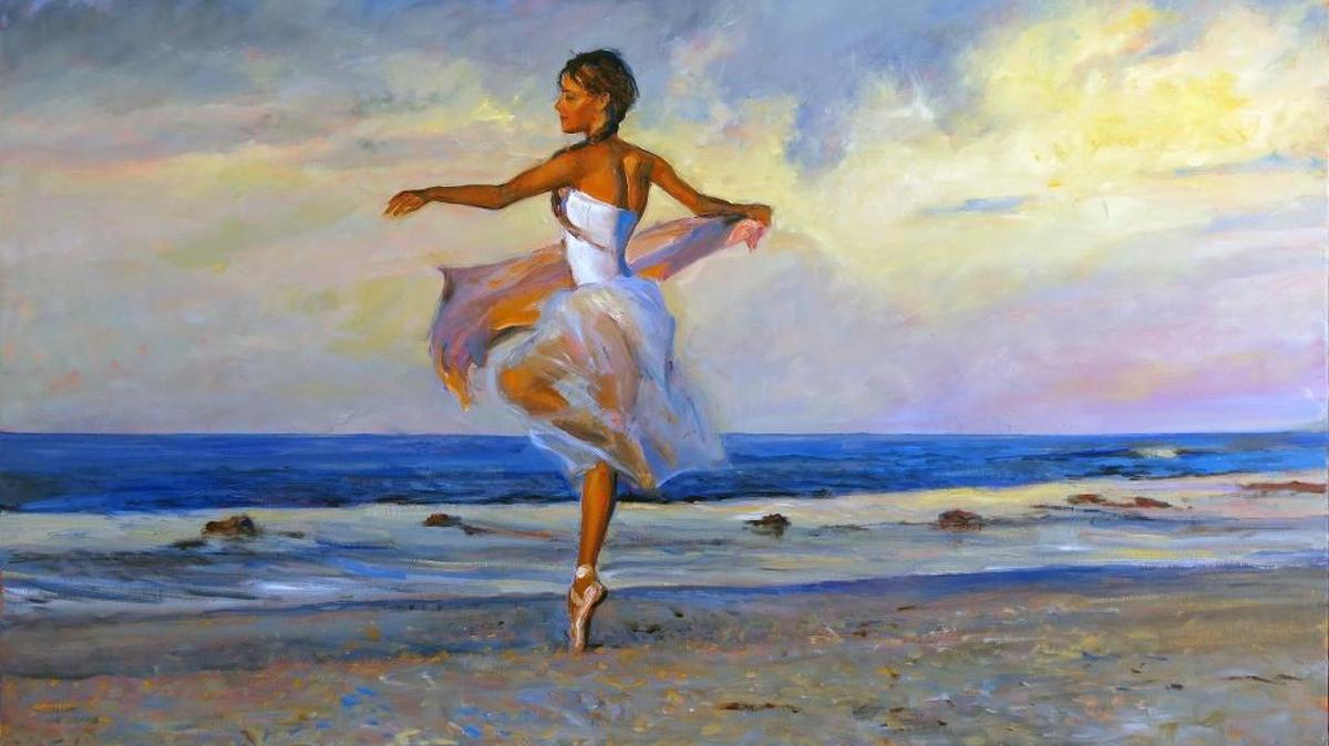 Dabbert Gallery, 46 S. Palm Ave., Sarasota, presents “A Holiday Symphony of Art,” Dec. 1-31. An opening reception is 6-9 p.m. Dec. 1. Above: “Ballerina on the Beach,” by James Griffin.