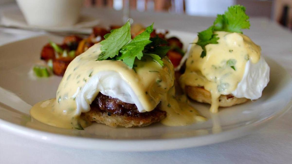 Try the Cowboy Benedict at EnRich Bistro’s Sunday brunch. It features a Sugar Cubed rosemary-cheddar biscuit, house-made sausage patty and cilantro Hollandaise served with plaintain-potato hash. Brunch is10:30 a.m.-2 p.m. Sundays. The restaurant is at 5629 Manatee Ave. W., Bradenton.