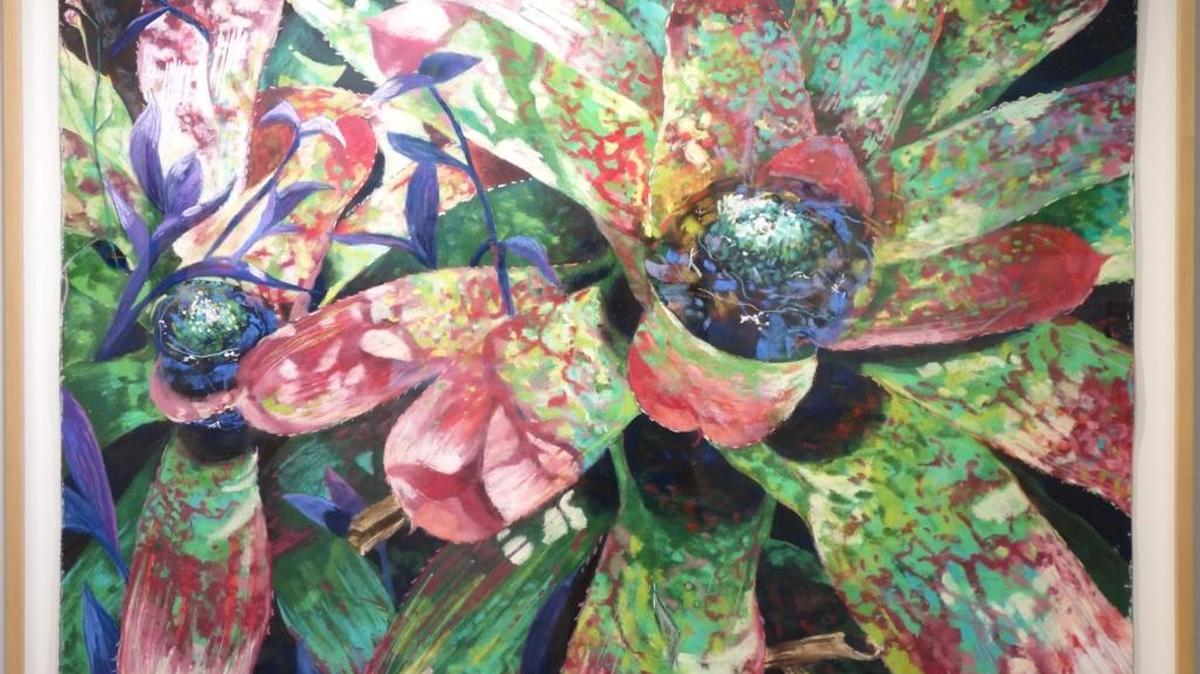 “Entre Nosostros” (Between You and Me) by Jacqueline Roch won top prize in Art Center Sarasota’s 2015 “Florida Flavor.”
