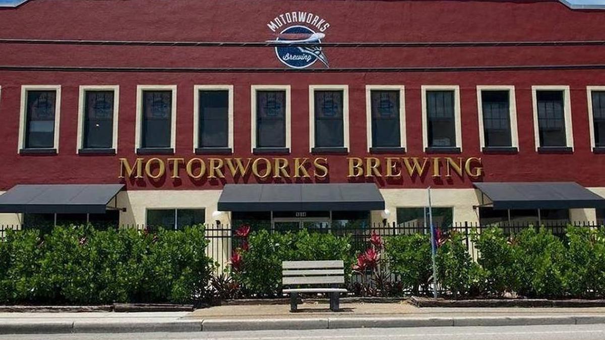 Motorworks Brewing is located at 1014 Ninth St. W. in Bradenton.