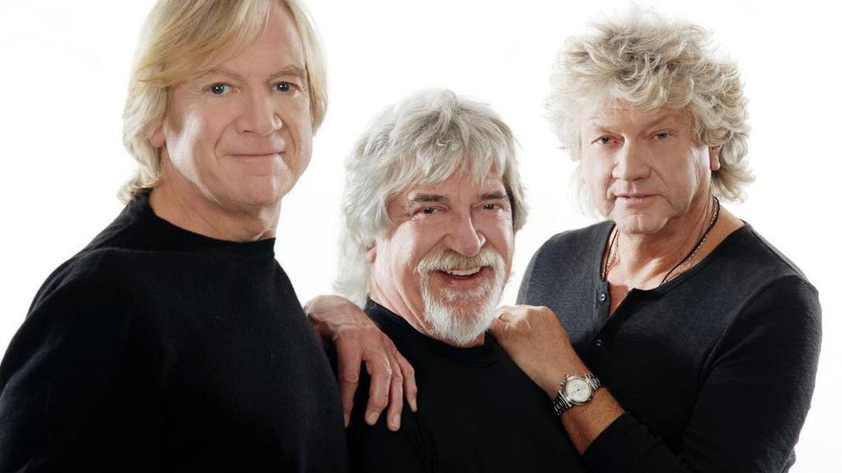 The Moody Blues -- longtime Bradenton resident Graeme Edge, center, Justin Hayward, left, and John Lodge -- will be inducted into the Rock & Roll Hall of Fame.