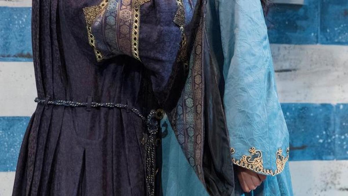 Kevin Short stars as the blind king Archibaldo and Elizabeth Tredent in “The Love of Three Kings.”