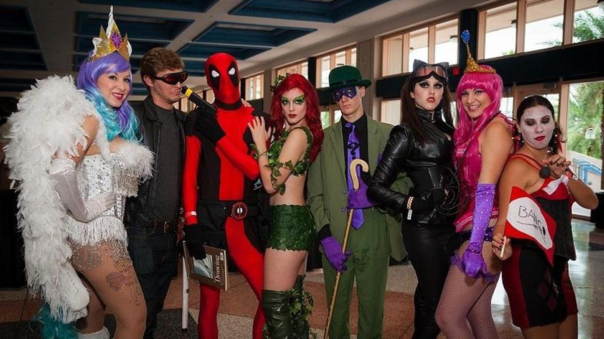 Many Tampa Bay Comic Con attendees dress up in elaborate costumes.