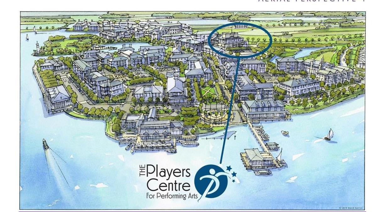 A rendering of the Players Centre at the Waterside Village development of Lakewood Ranch in Sarasota County.