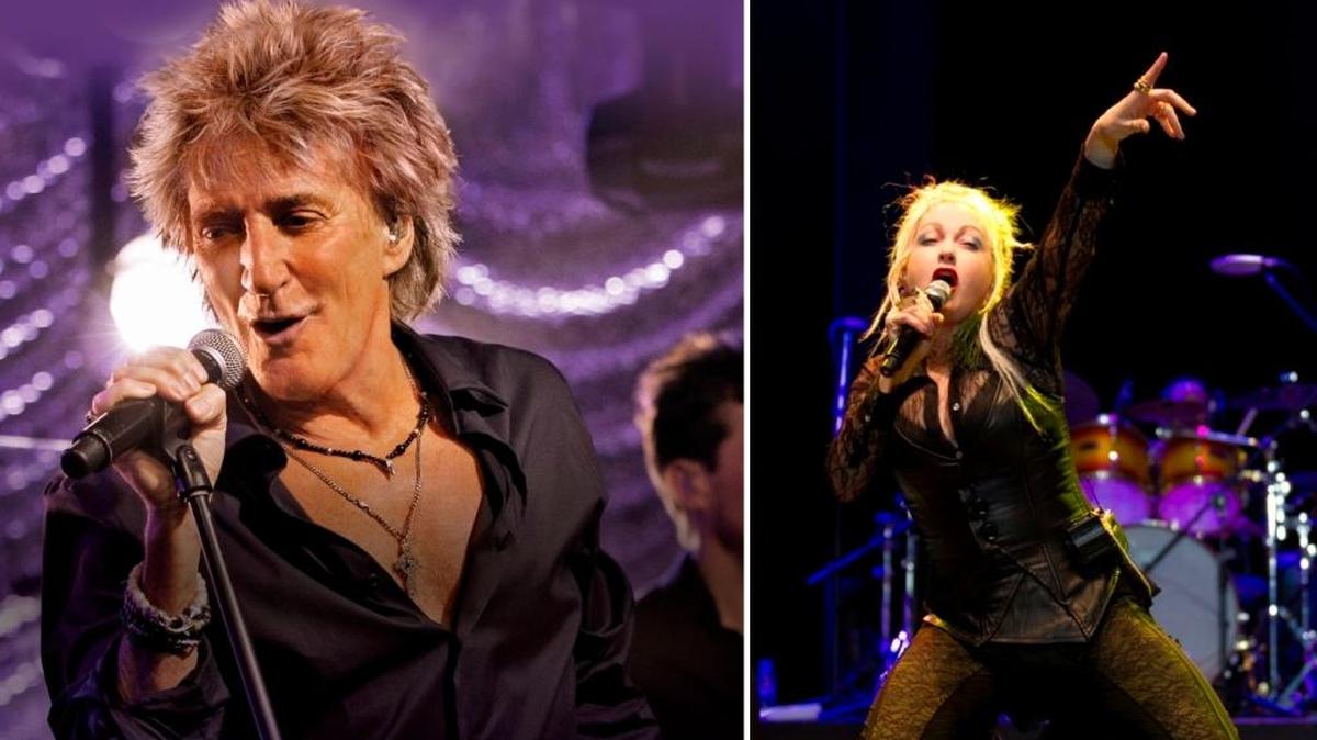 Sir Rod Stewart and Cyndi Lauper will tour 18 cities this summer, including a stop at Amalie Arena in Tampa on July 8.