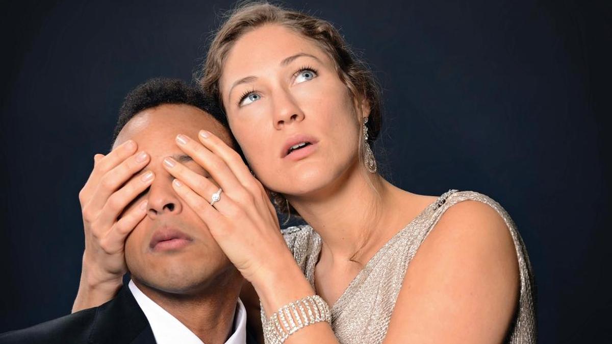 Andrew Hardaway and Olivia Osol star in the FSU/Asolo Conservatory’s production of “Oedipus.”