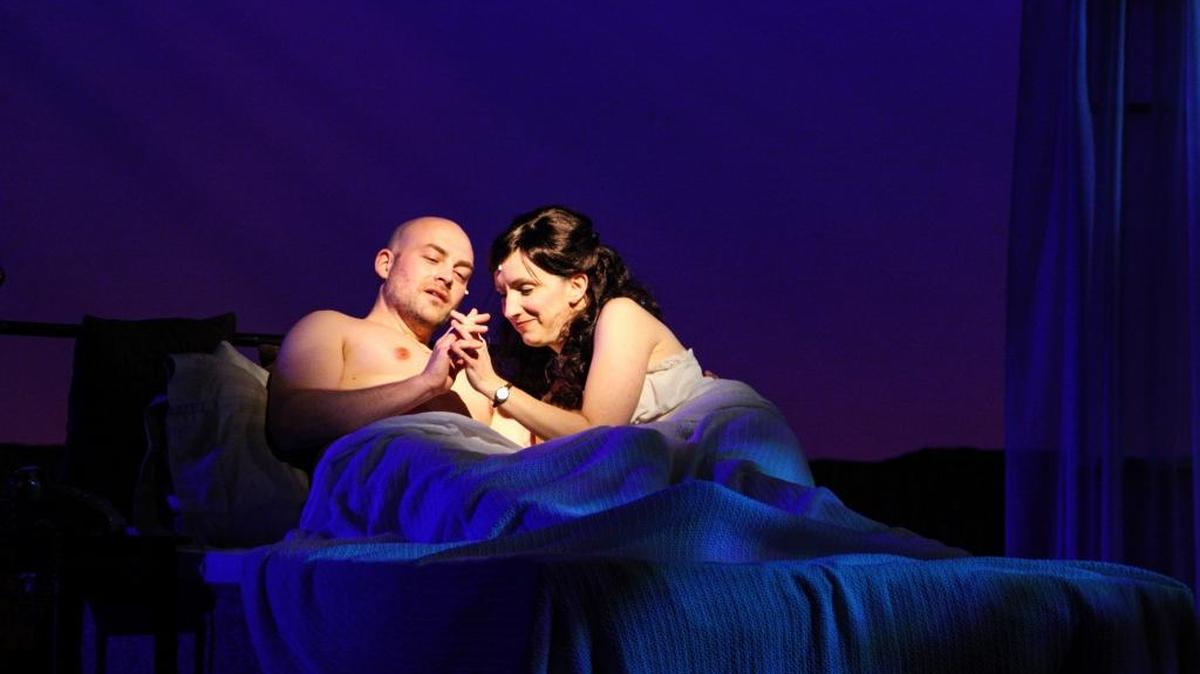 Charles Dugan and Dianne Dawson star in the Manatee Players’ production of “The Bridges of Madison County.”