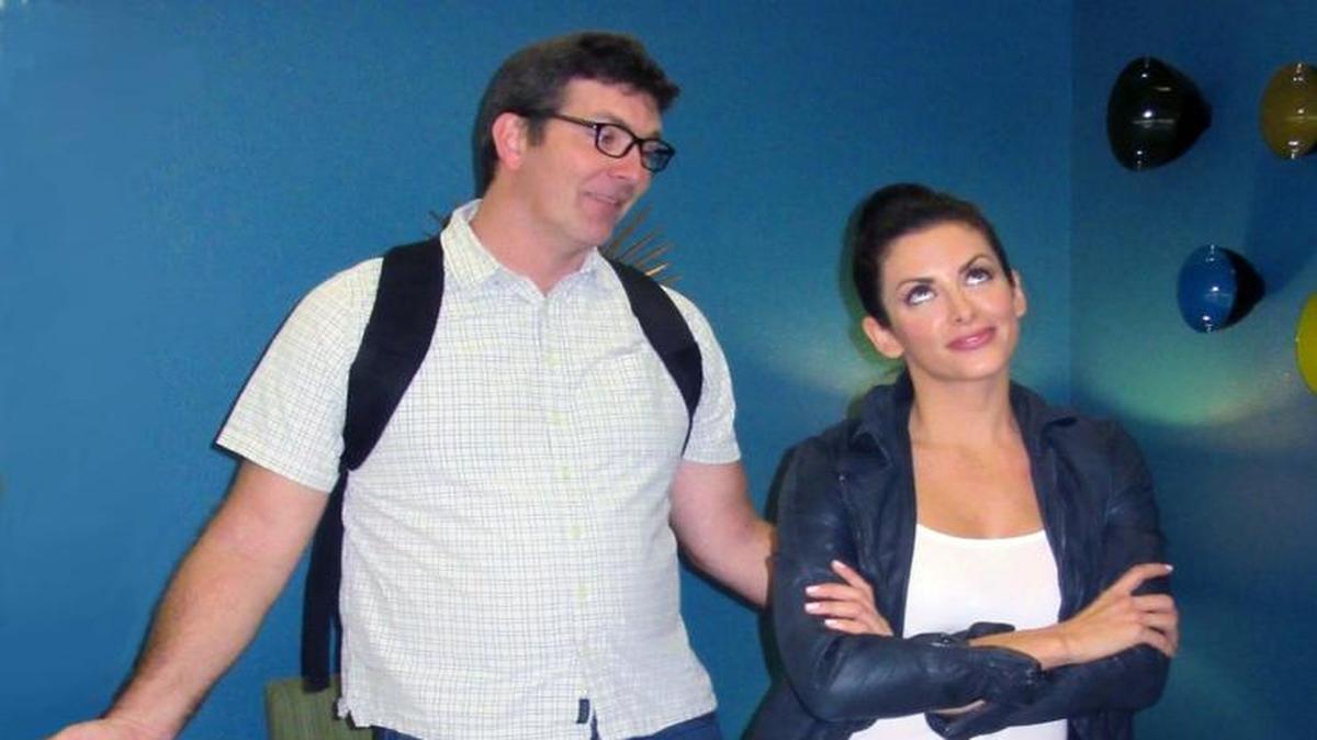 Michael Democko and Katy McBrayer star in “Galoshes.”