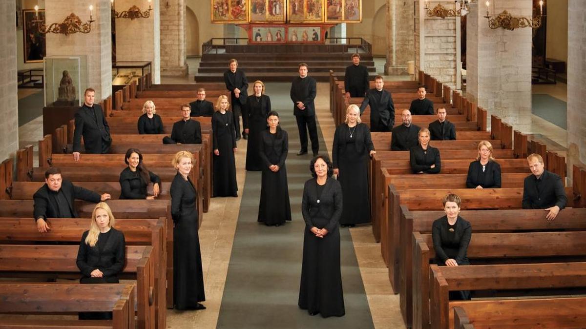 The Estonian Philharmonic Chamber Choir will perform next weekend with the Sarasota Orchestra.