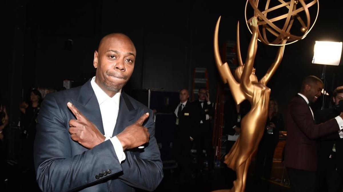 Dave Chappelle attends the 69th Primetime Emmy Awards on Sept. 17 in Los Angeles. The comedian’s third Netflix special will debut on Dec. 31.