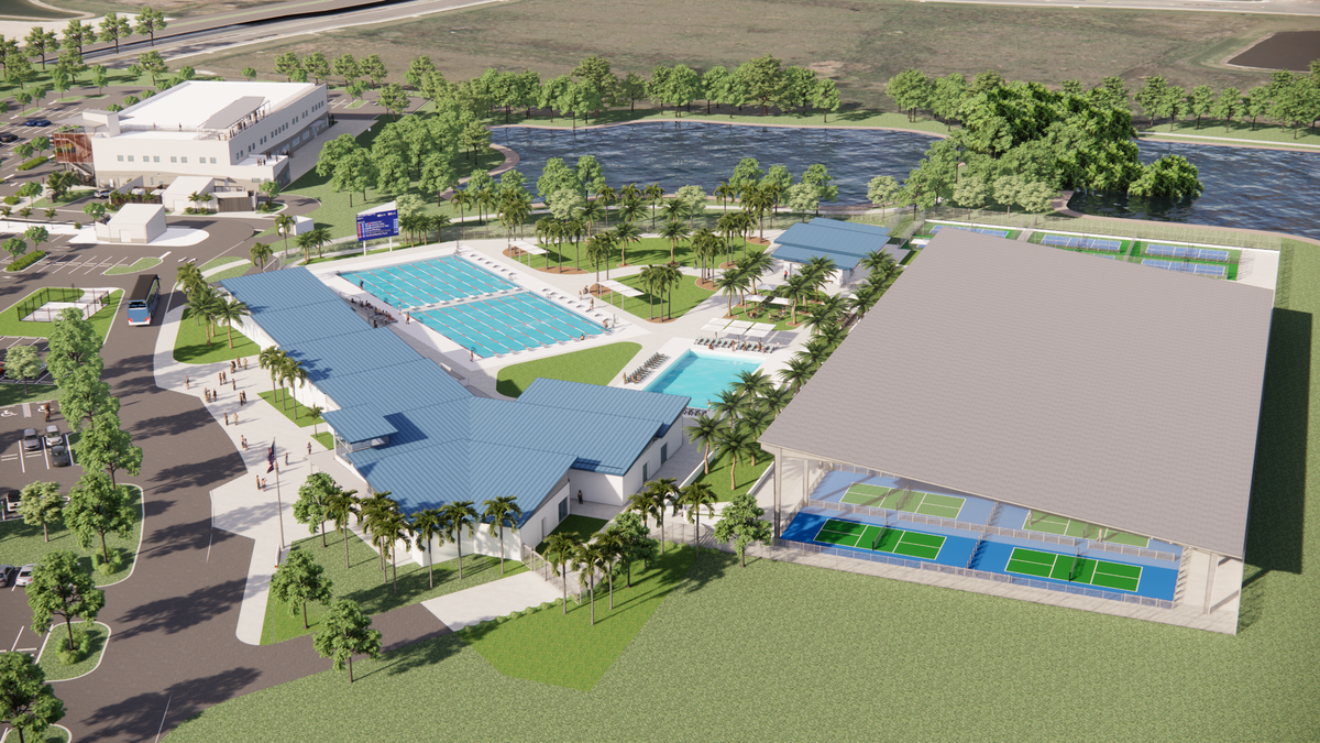Renderings for the upgrades and additions to the Premiere Sports Campus in Lakewood Ranch.