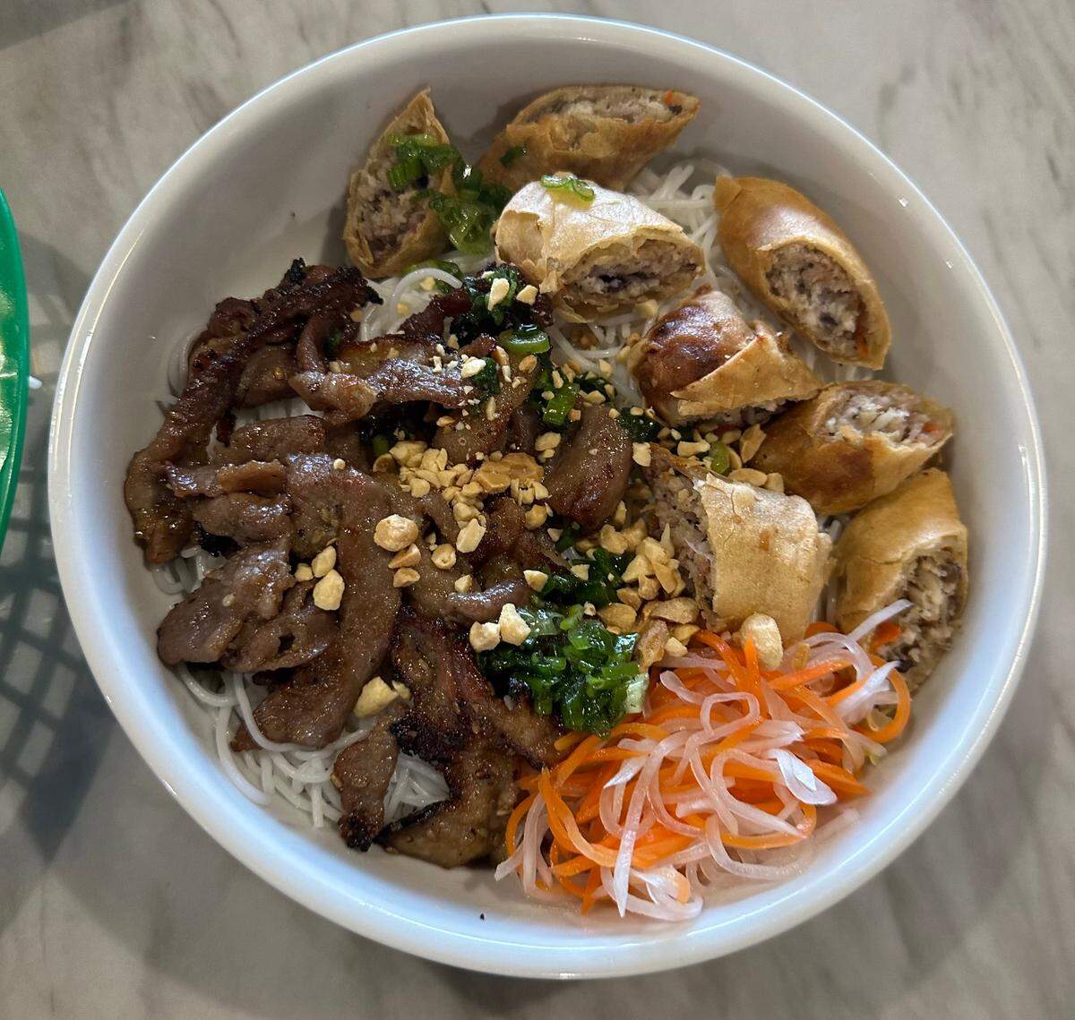 Rice vermicelli bowls are a favorite at Food Hall, 465 Cortez Road W., Bradenton.