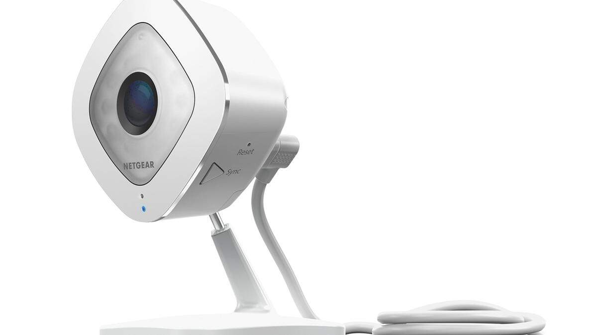 The Arlo Q is an AC-powered 1080p HD camera with night vision and two-way audio. (Photo courtesy Arlo/TNS)