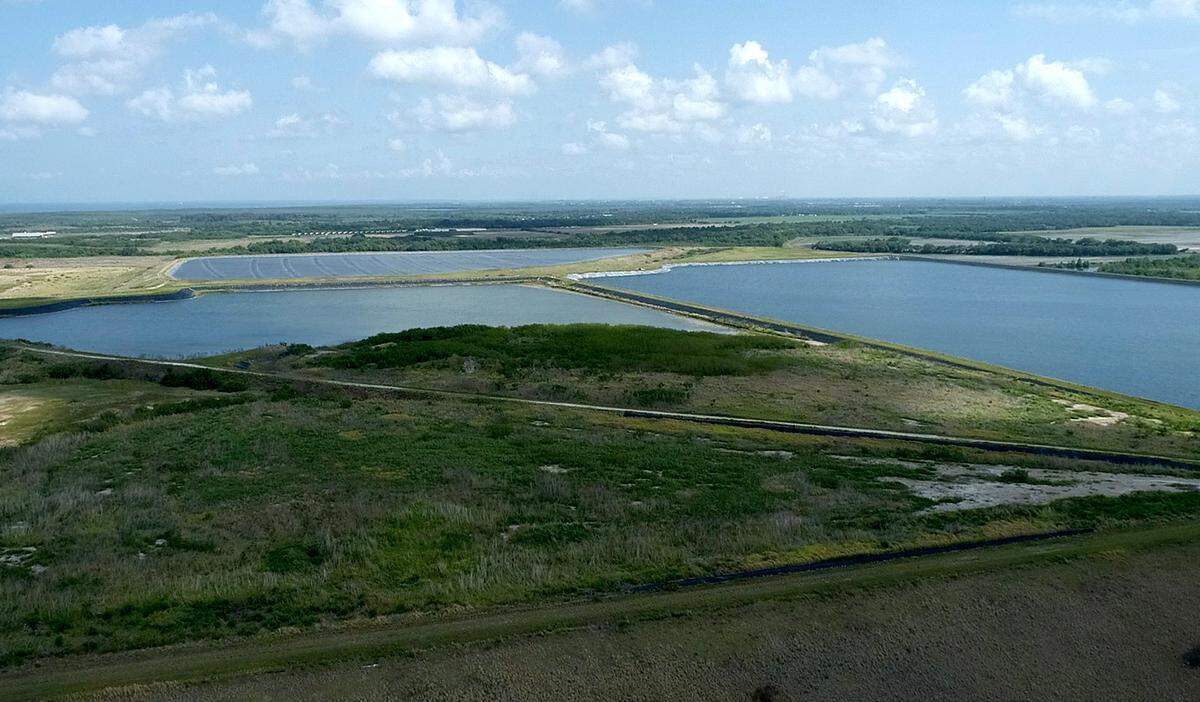 03/30/21--Site operators at Piney Point, the former phosphate mine, have begun a controlled release of up to 480 million gallons of contaminated water into a channel at Port Manatee due to a leak in a holding pond.