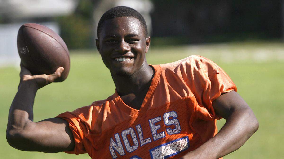 Southeast High’s Brian Poole warms up his arm during practice in August 2009.HERALD FILE PHOTO