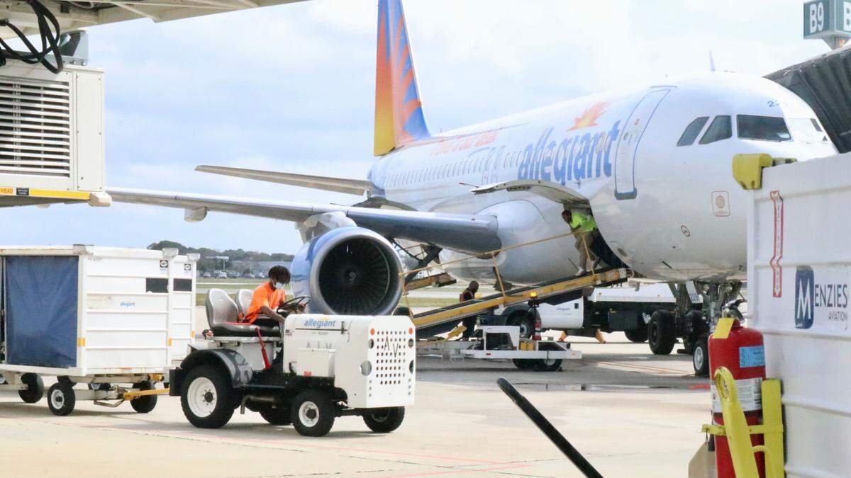 2/14/2021--Allegiant adds service to Peoria, Ill., and Concord, N.C., in March at Sarasota Bradenton International Airport.