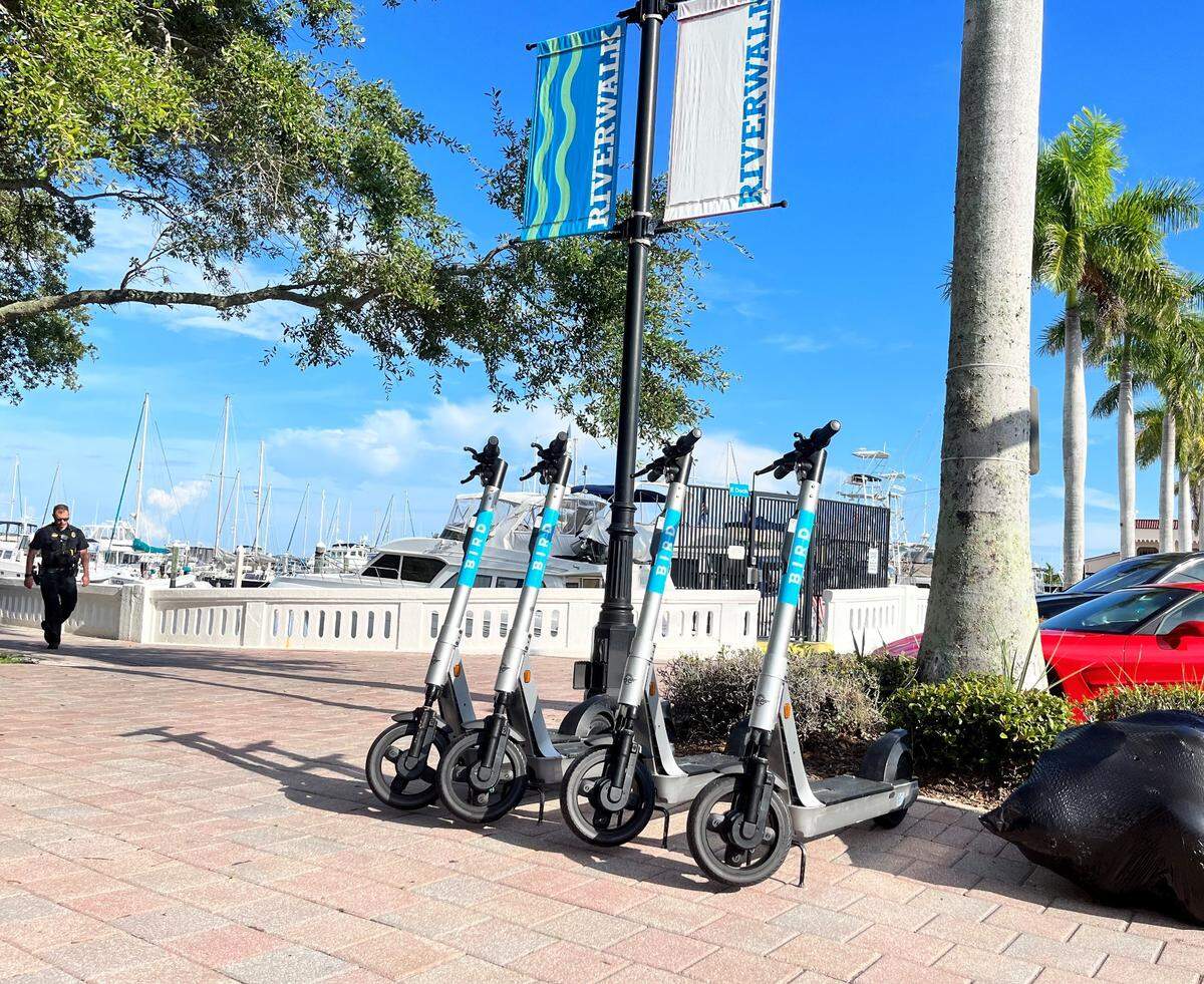 After launching the a rental scooter program in August, Bradenton officials say they have concerns with how the program has been managed, pointing to issues with the Bird, the sole scooter operator.