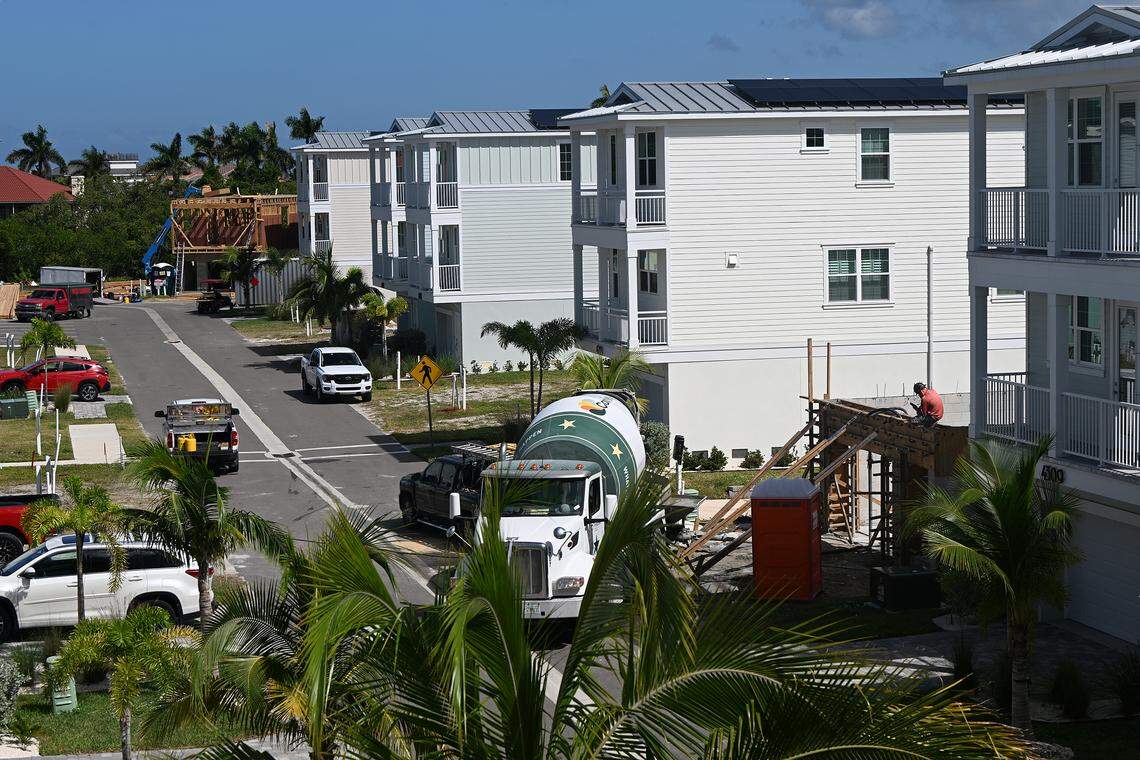 Hunters Point is a first-of-its-kind development in Manatee County that combines net-zero energy use with resiliency to hurricanes, flooding and harsh weather. Photo taken on Oct. 8, 2025.