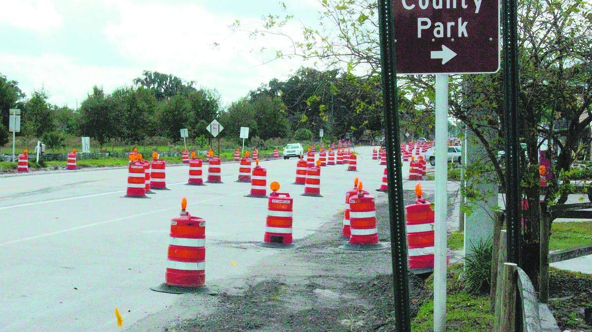 Traffic has flowed smoothly through Parrish despite the four-laning of U.S. 301. 
 JAMES A. JONES JR./Bradenton Herald