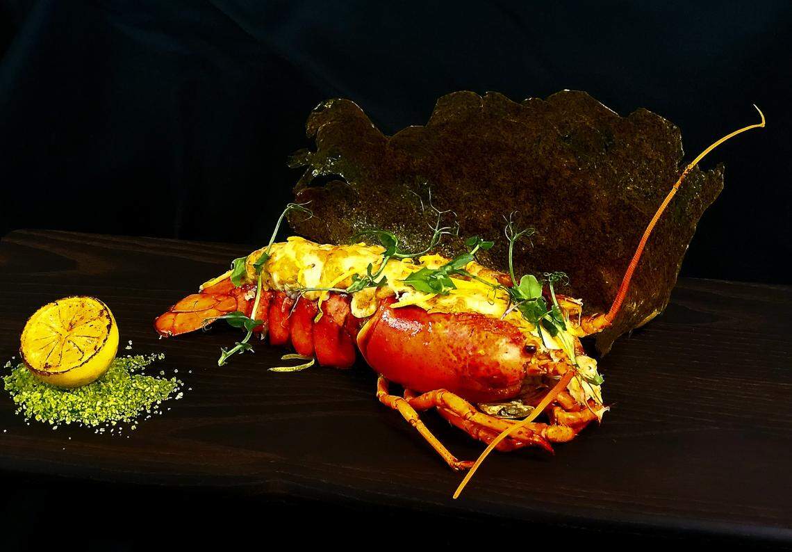 One of the food selections available from the Oyster River Rooftop Restaurant