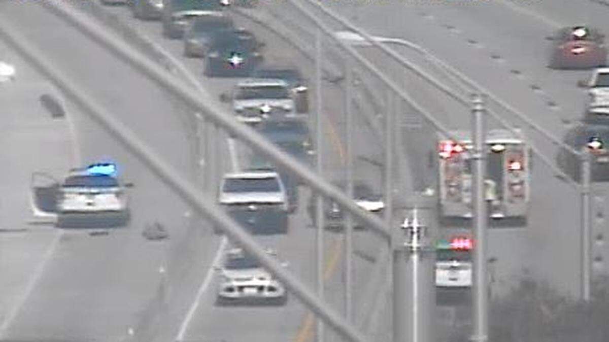 A crash closed at least one lane of the Green Bridge Thursday afternoon.