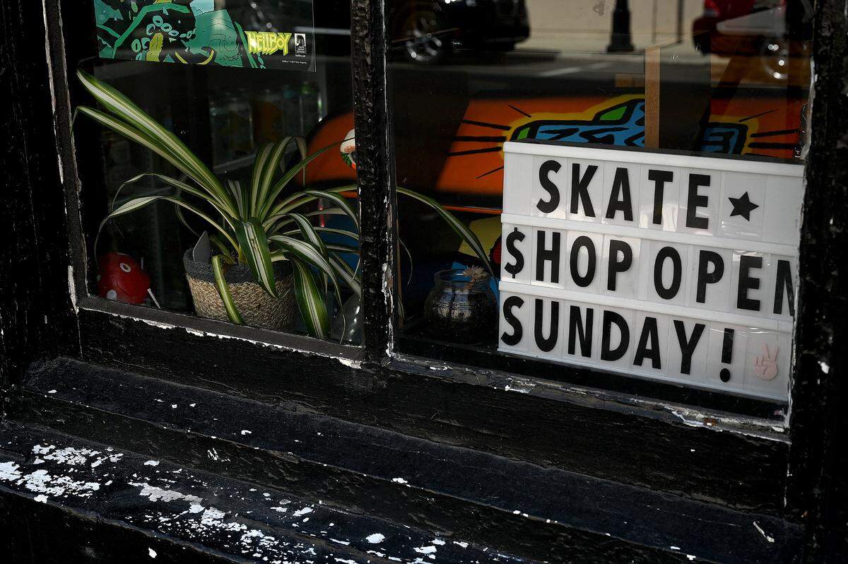 You can get more than hair care at the Oxford Barbershop in downtown Bradenton, the shop carries a variety of skateboards and accessories.