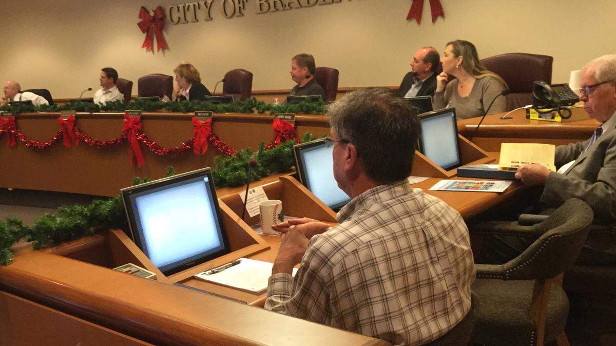 The Bradenton Downtown Development Authority met Tuesday for the final time as the overseers of the Bradenton and 14th Street West Community Redevelopment Agencies. MARK YOUNG/Bradenton Herald