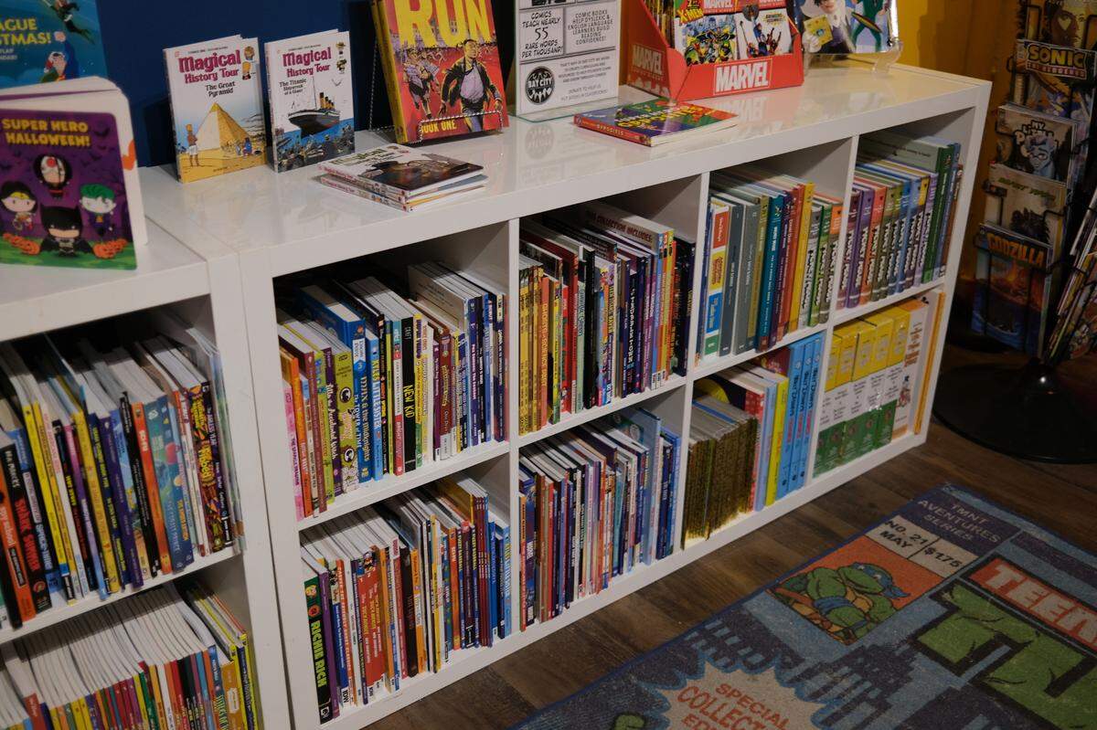 There are comics and graphic novels for all ages at Bat City Comic Professionals in Bradenton, including a curated kids section.