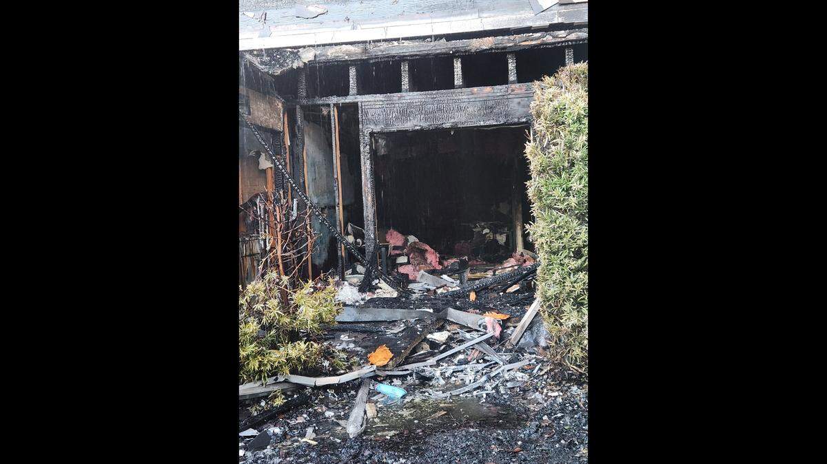 The rubble from one of the units at the Coral Club Apartments in Bradenton after the fire, which began at 1:30 p.m. on Friday, Nov. 28, caused over $1 million in damage.