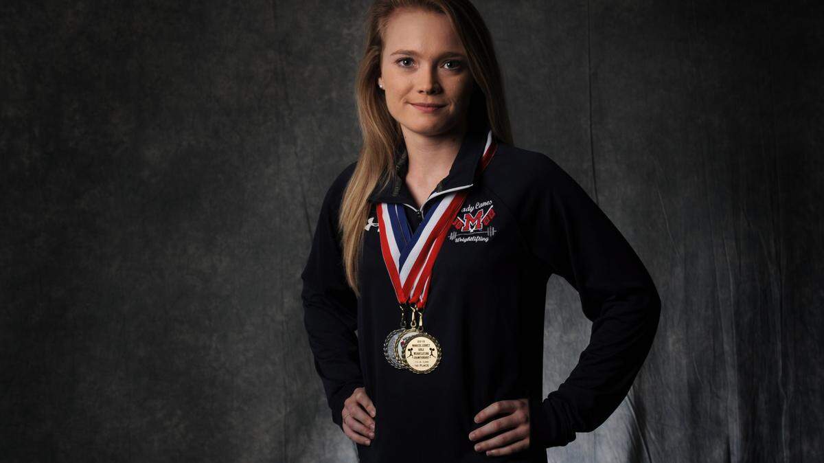 Heather Ball, the top girls weightlifter in the county, comes from a family of athletes. GRANT JEFFERIES/Bradenton Herald