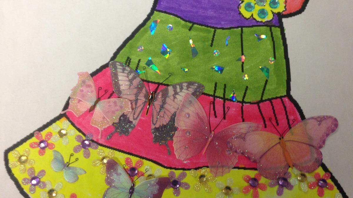 Anna Radojcsics, age 6, won first place in the coloring contest.